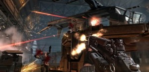 Wolfenstein: The New Order video has a train