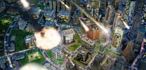 SimCity disaster screenshots
