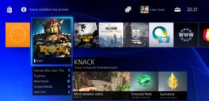 First glimpse of the PlayStation 4 user interface